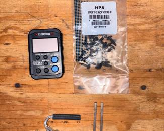 Shubb Steel String Guitar Capo Nickel, Tuning Fork Germany, Boss Dr. Beat #DB-30 Metronome!