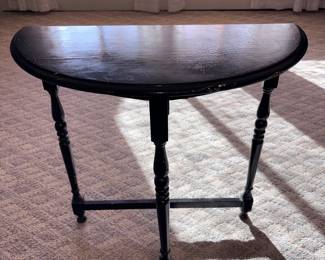 Black Half Moon Table!