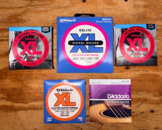 D’Addario XL Guitar Strings!