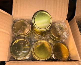 ½ Oz Gold Screw Top Tin 5 Boxes Of 24!