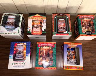 Budweiser Holiday steins!