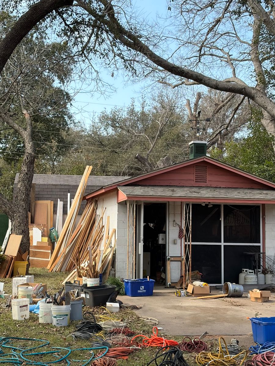 Two outside buildings so packed that we had to take everything out of them to stage them so you can take advantage of all the great savings