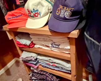 Vintage T-shirts and hats