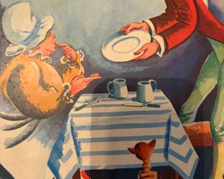 Vintage Mother Goose Soft Cover 1946