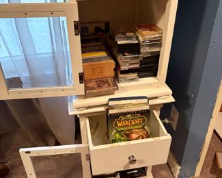 Two side tables with storage