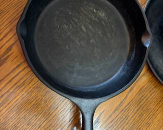 Griswold Cast Iron Skillets in size 5, 6 and 12 "