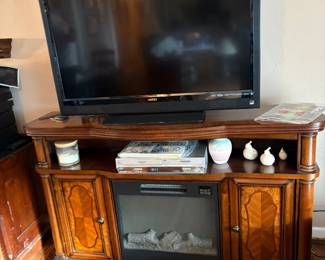 Electric Fireplace Console 