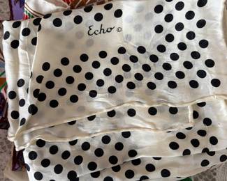 Echo silk scarves