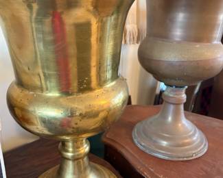 Brass urns