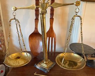 Brass scales
