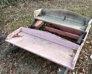Antique carriage seats