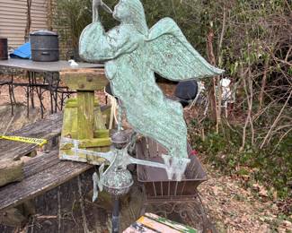 Vintage angel weathervane