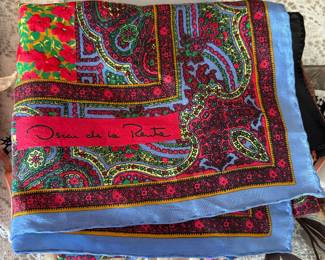 Oscar de la Renta scarves