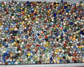 He was the neighborhood marble champ, as a kid. 