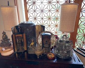 Antique portable shrines 