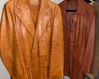 1970’s leather coats 