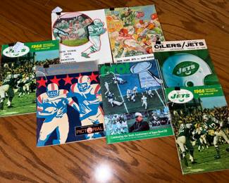 Vintage game programs