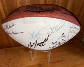 Signed NY Jets football 