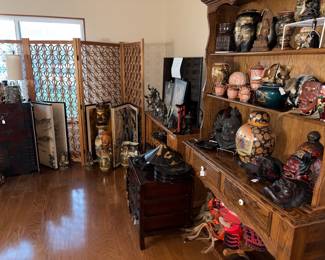 MCM teak Kumiko panel screen