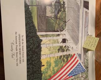 #174	"Country Pride" Print by Marvin Hill Unframed - 24x20	 $75.00 
