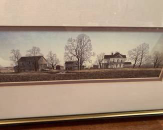 #167	Heartland Legacy Lithograph Signed by Johb Crane - 18.5x11.5	 $75.00 

