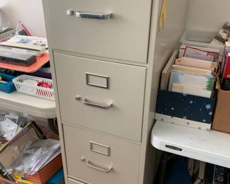 #115	Hon 4 drawer file cabinet	 $25.00 
