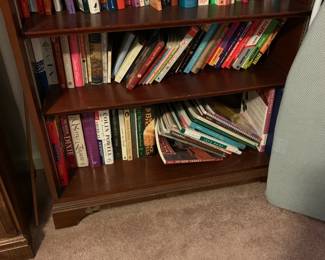 #130	hand made wood bookcase with 3 shelves  36x14x37	 $75.00 
