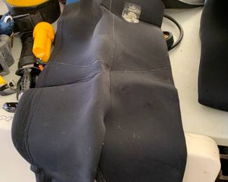 #25	wet suit  and jacket ocean dynamic brand size small /medium 2 piece 	 $75.00 
