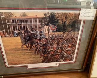 #168	"Passing Through" Signed & Numbered Don Stivers - Prof. Matted & Framed - 35x29.5r	 $175.00 
