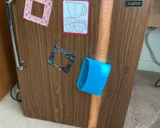 #117	sanyo small frig for dorm 	 $30.00 
