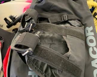 #32	skin dive suit aqua/black  by henderson medium	 $30.00 
