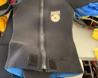 #26	dive vest by Ocean dynamic as is tank strap 	 $45.00 
