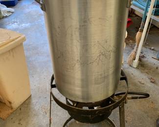 #36	propane heater with pot 	 $20.00 
