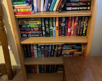 #131	oak book case 32x12x48	 $100.00 
