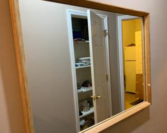 #11	oak mirror 42x32	 $75.00 
