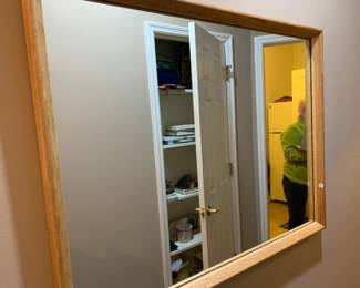 #11	oak mirror 42x32	 $75.00 
