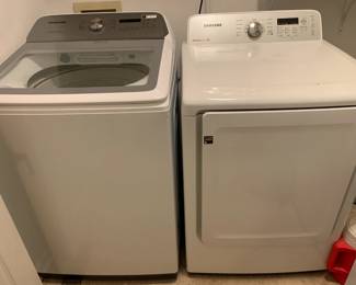 #12	samsung washer no agitator  dryer  large	 $300.00 
