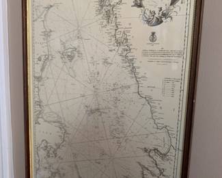  
#9	Map of (2) blue matted of italy 21x19 and 12x14 denmark 	 $100.00 
