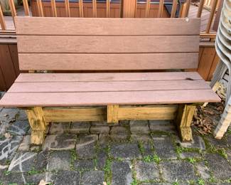 #56	wood bench of red wood heavy  60	 $100.00 
#57	wood bench of red wood heavy 60 long	 $100.00 
#58	wood bench of red wood heavy 60 long	 $100.00 
