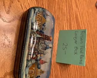 #193	Russian hand-Painted Lacquer Box	 $25.00 
