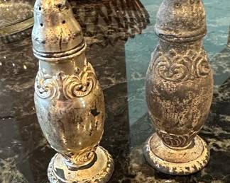Silver Salt and Pepper Shakers