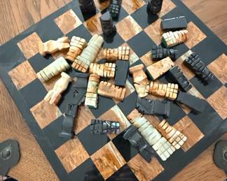 Onyx and Marble Chess Set