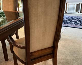 Vintage Upholstered Dining Chair set of second image