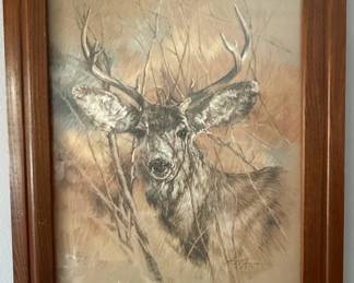 The Silent Buck by K. Maroon  Print