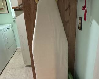 Vintage Wooden Ironing Board with Padded Cover