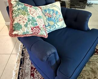 Tufted Upholstered Armchair second image