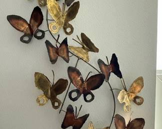 Curtis Jere Butterflies in Flight Metal Wall Sculpture second image