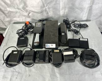 Lot of Roland, Rhodes, Korg, Keyboard Volume Expression & Damper Pedals