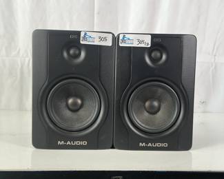Pair of M-Audio BX5 5-inch Active Studio Monitors