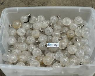 Lot of C7 Faceted G40 Globe Bulbs 7W 130V Clear Decorative Marquis Light